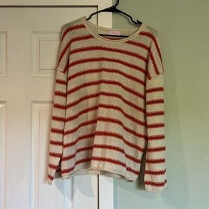 Pink Lily Stripe Sweater